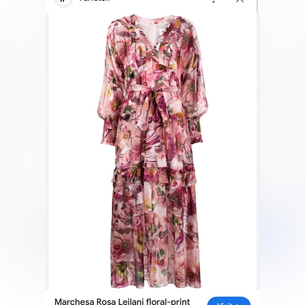 Marchesa Rosa Leilani dress